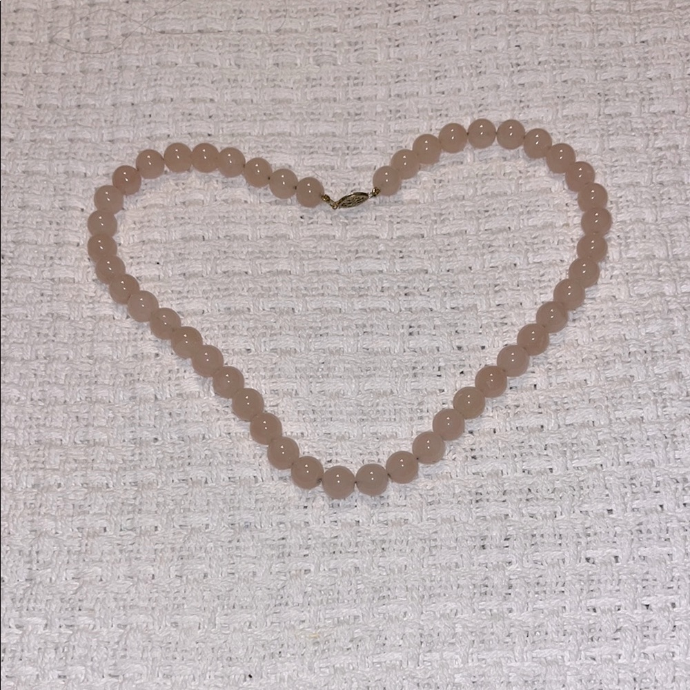 Pink Beaded Necklace